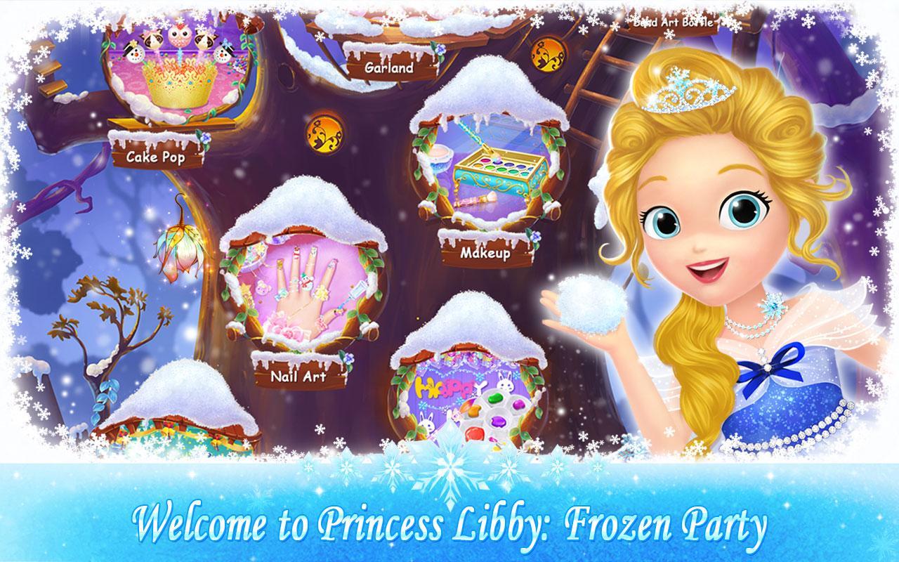 Screenshot 1 of Princesa Libby: Festa Frozen 1.2