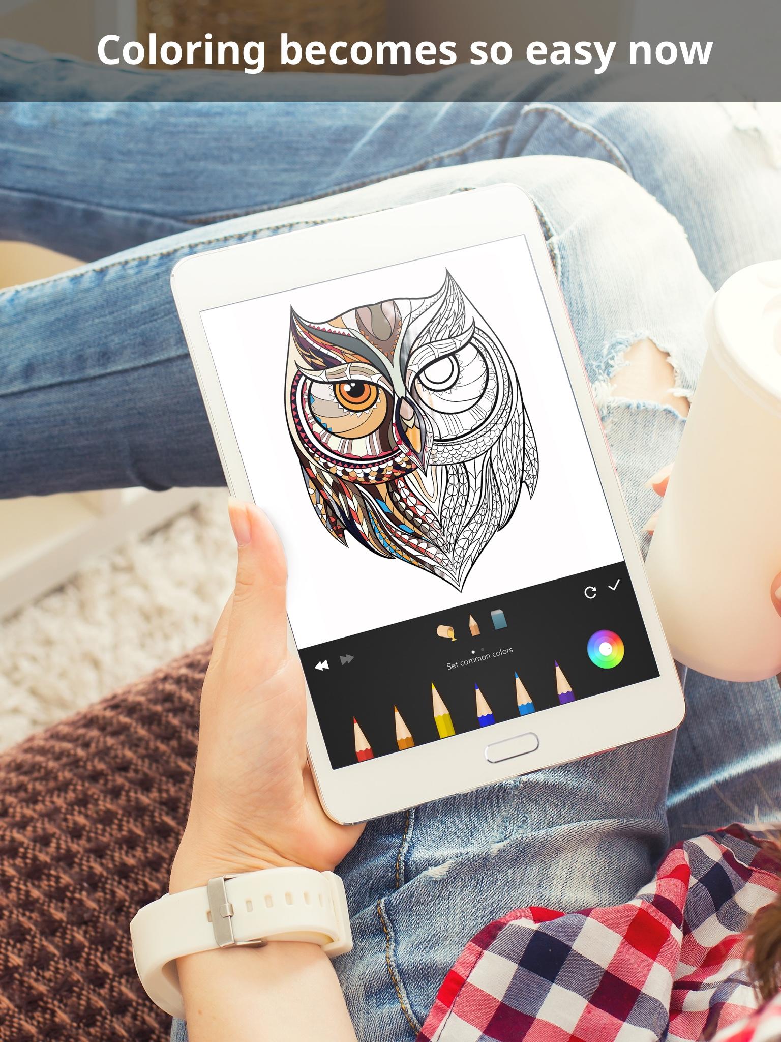 Coloring Book for family Game Screenshot