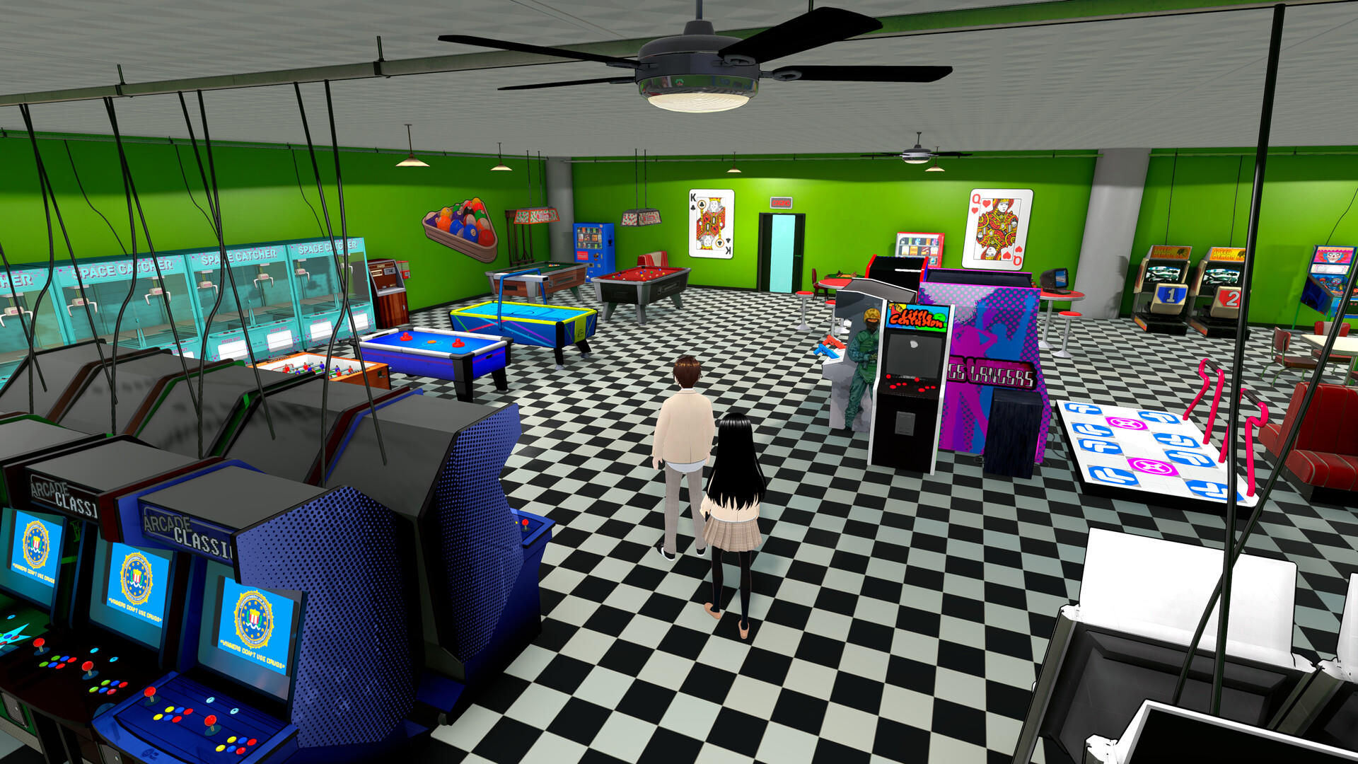 Play minigames with Reiko Game Screenshot