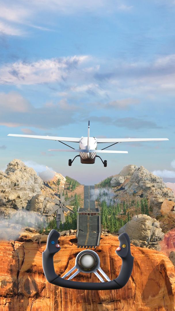 Crazy Plane Landing screenshot game