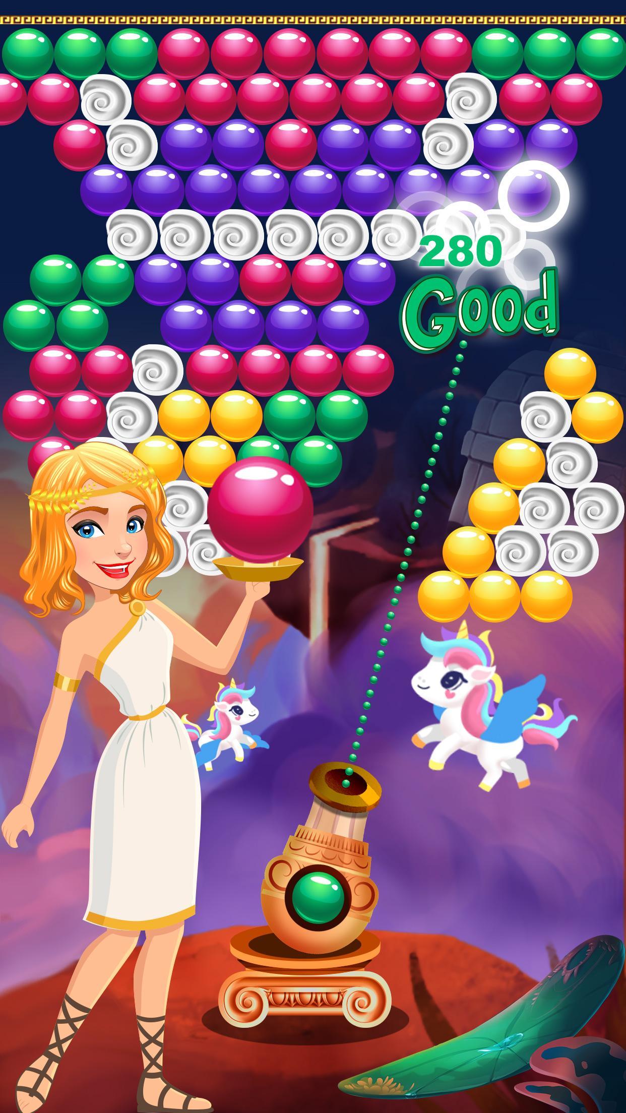 Greek Bubble Game Screenshot