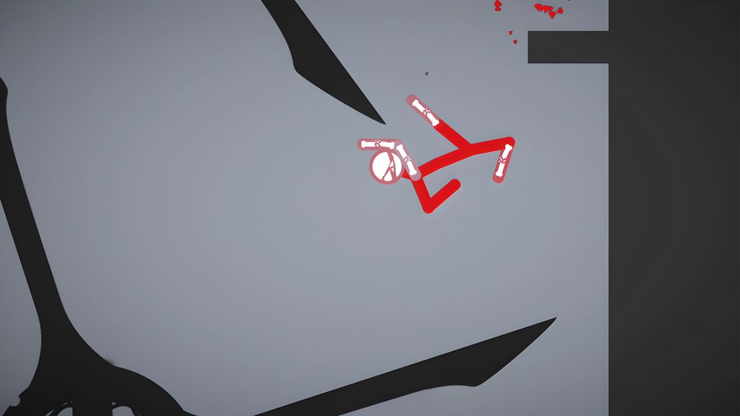 Fall Stickman | Destruction screenshot game