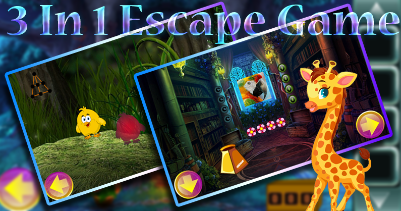 Three In One Escape Game - 3 In 1 Escape Game Game Screenshot