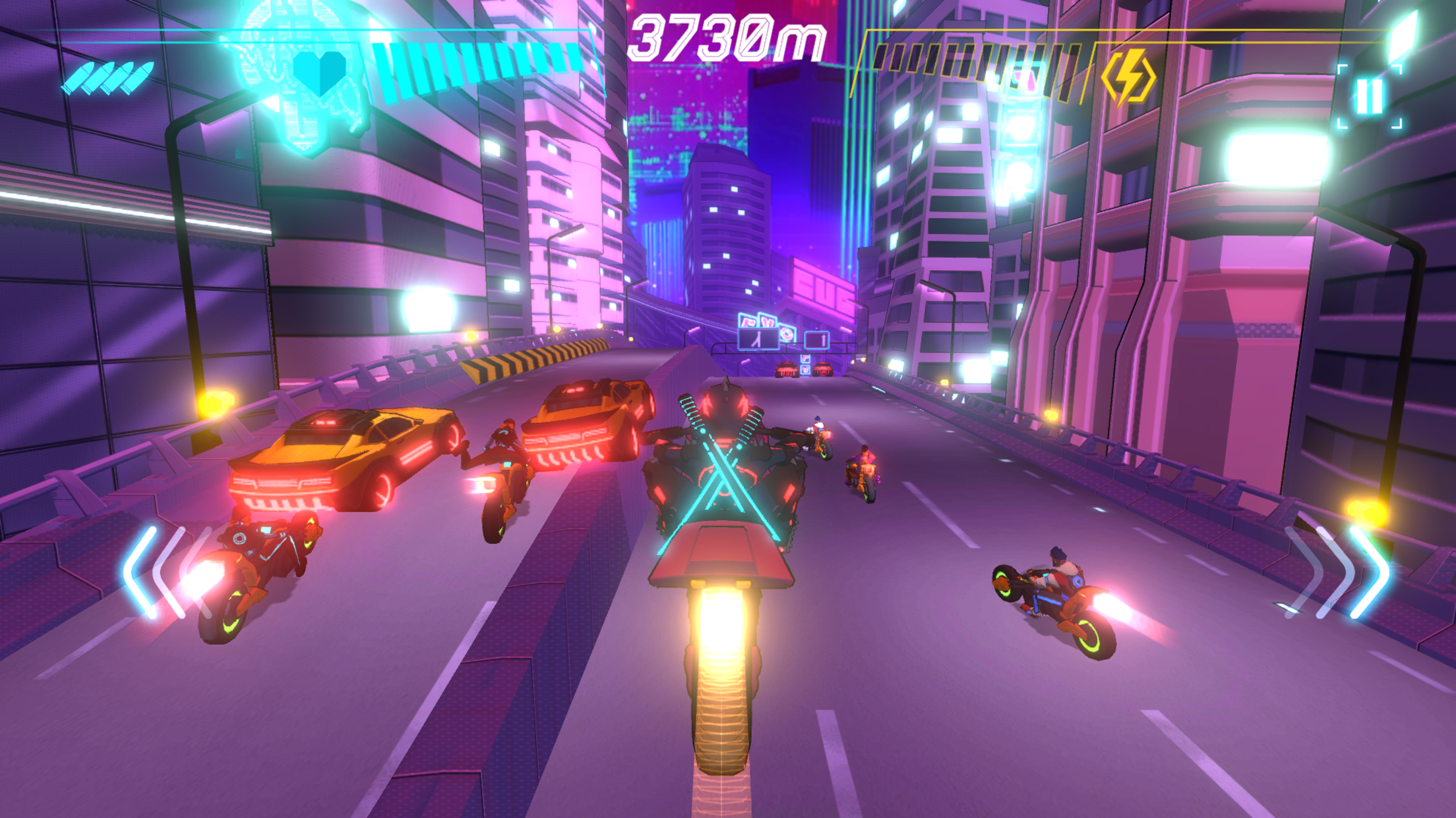 Neon Riders Game Screenshot