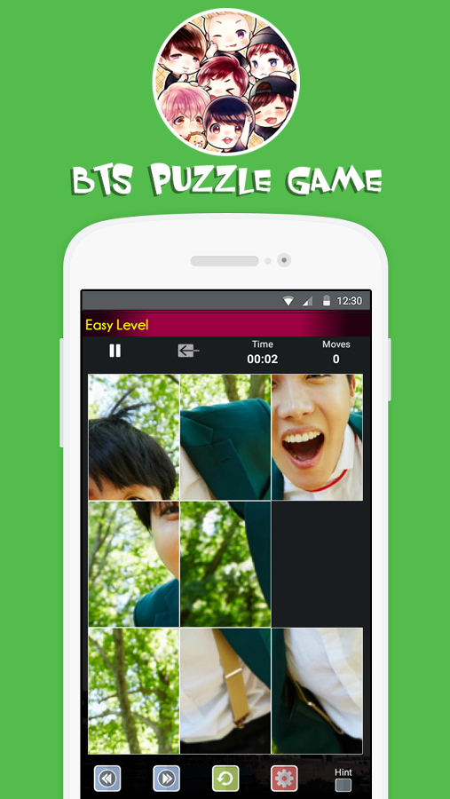 Screenshot of 💘 BTS Bangtan Puzzle Game