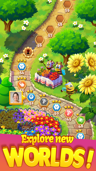 Bee Brilliant Blast Game Screenshot