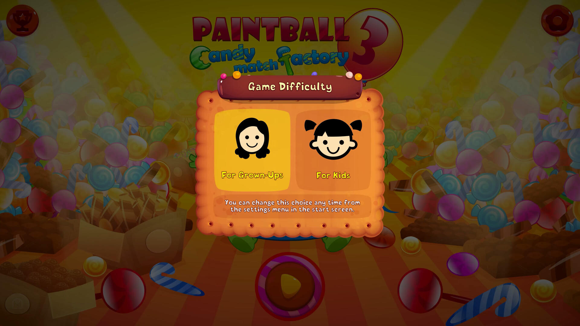 Paintball 3 - Candy Match Factoryのキャプチャ