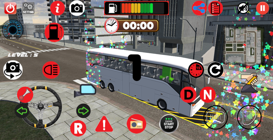 Carlos Bus Parking Simulation Game Screenshot