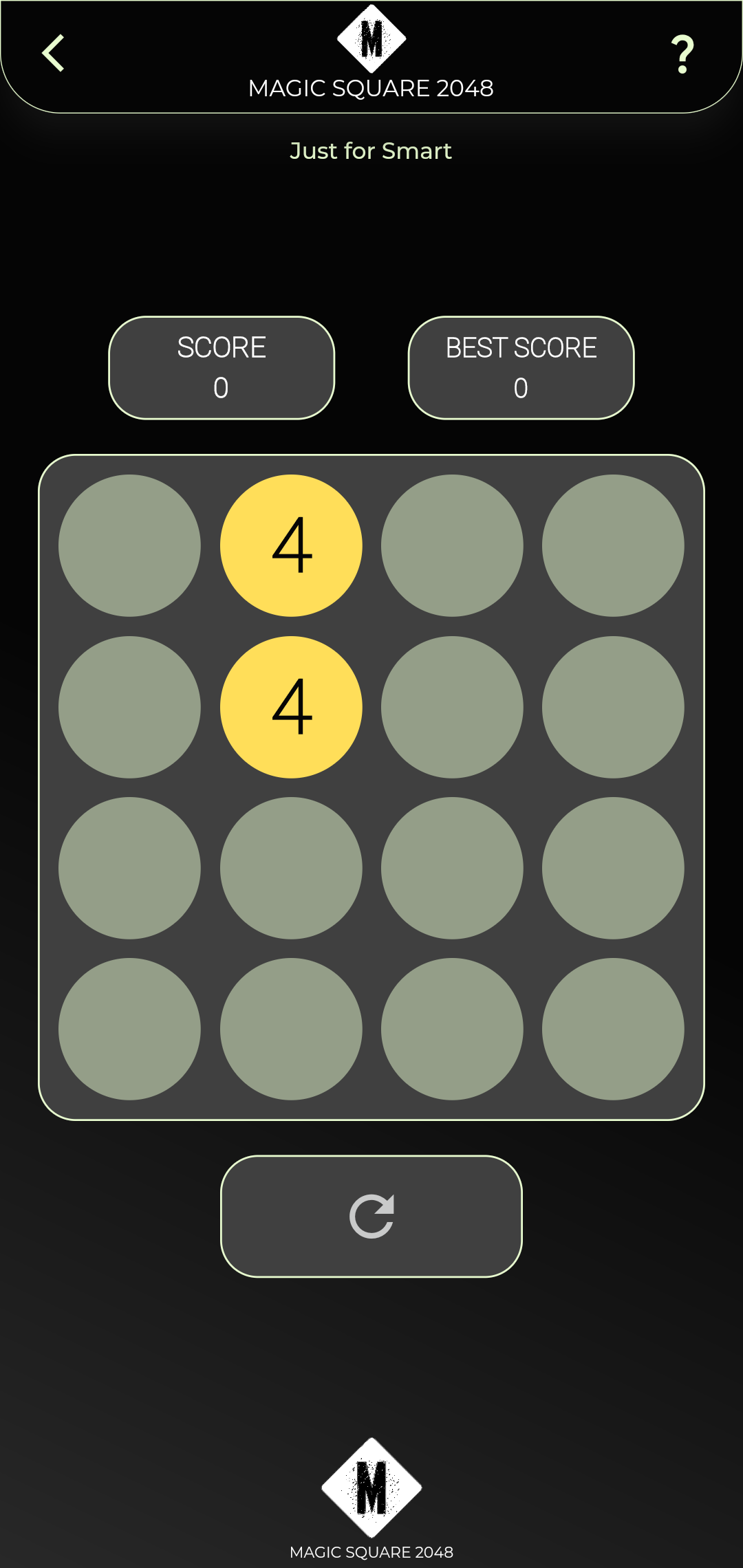 Magic 2048: Brain Puzzle Game Screenshot