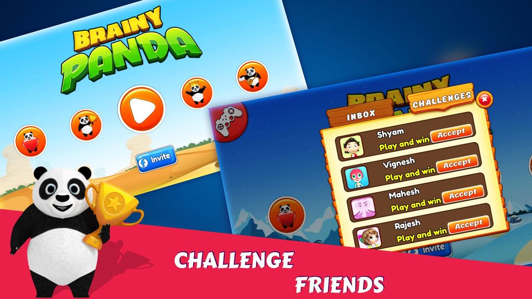 Brainy Panda screenshot game