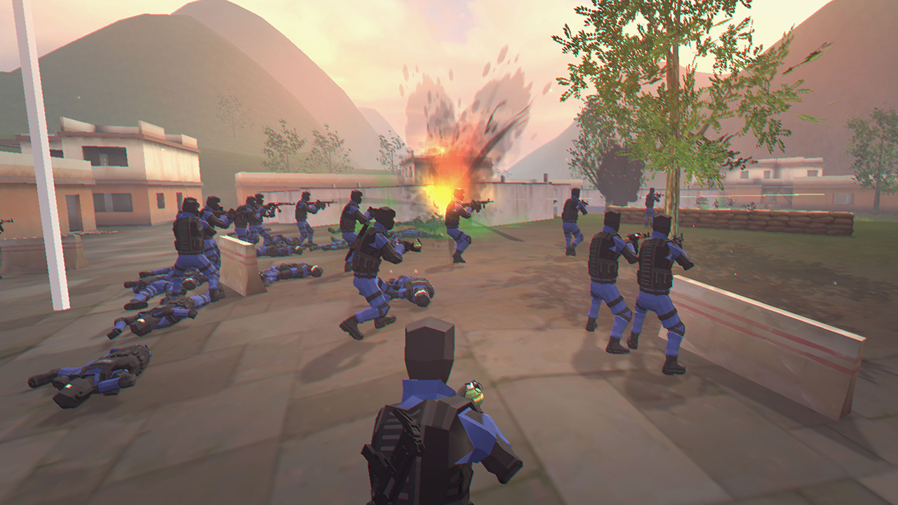 Screenshot 1 of simulated gunfight 4.1.4