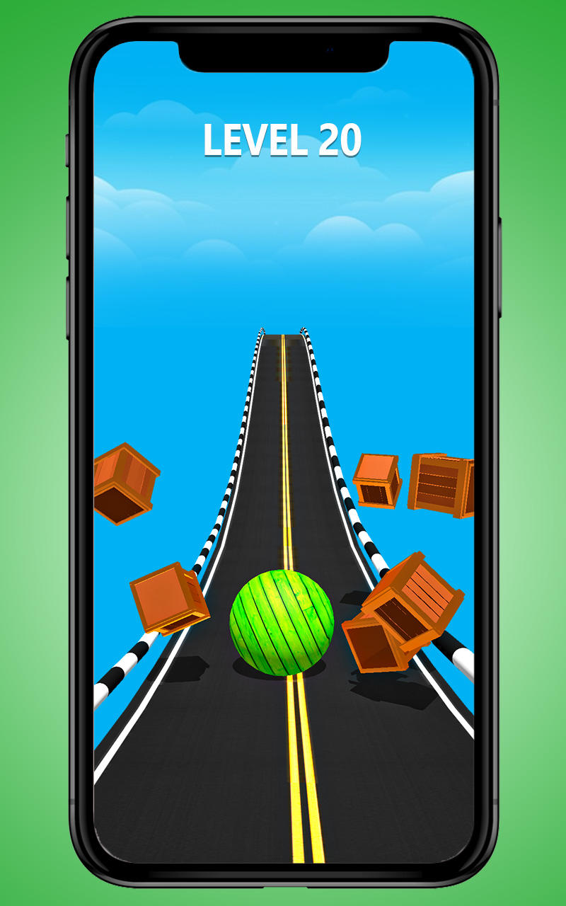 Скриншот игры Sky Ball Rush Rolling Master