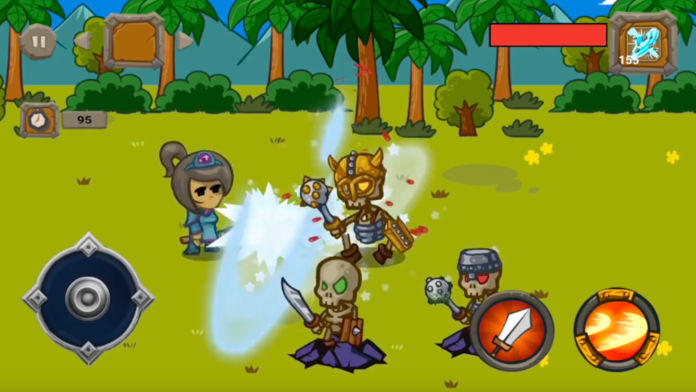 Скриншот игры Battle Hero - Age of Quest