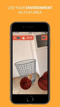 Dunk Ball AR Game Screenshot