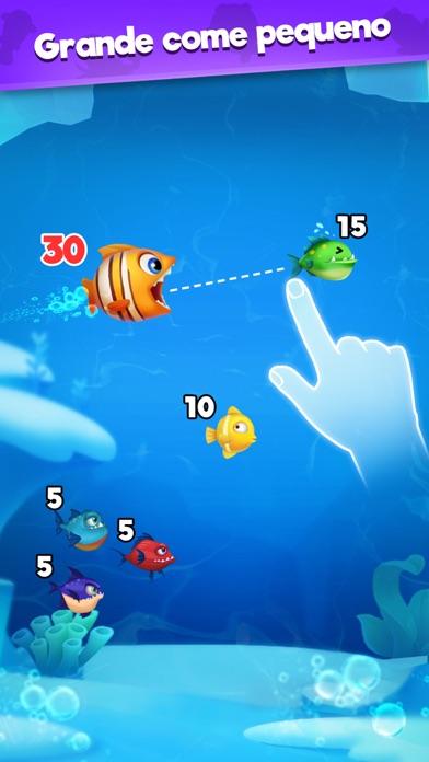 Captura de Tela do Jogo Fish Go.io - Be the fish king