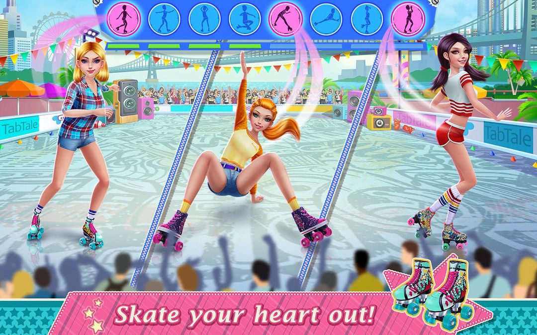 Roller Skating Girls ภาพหน้าจอเกม