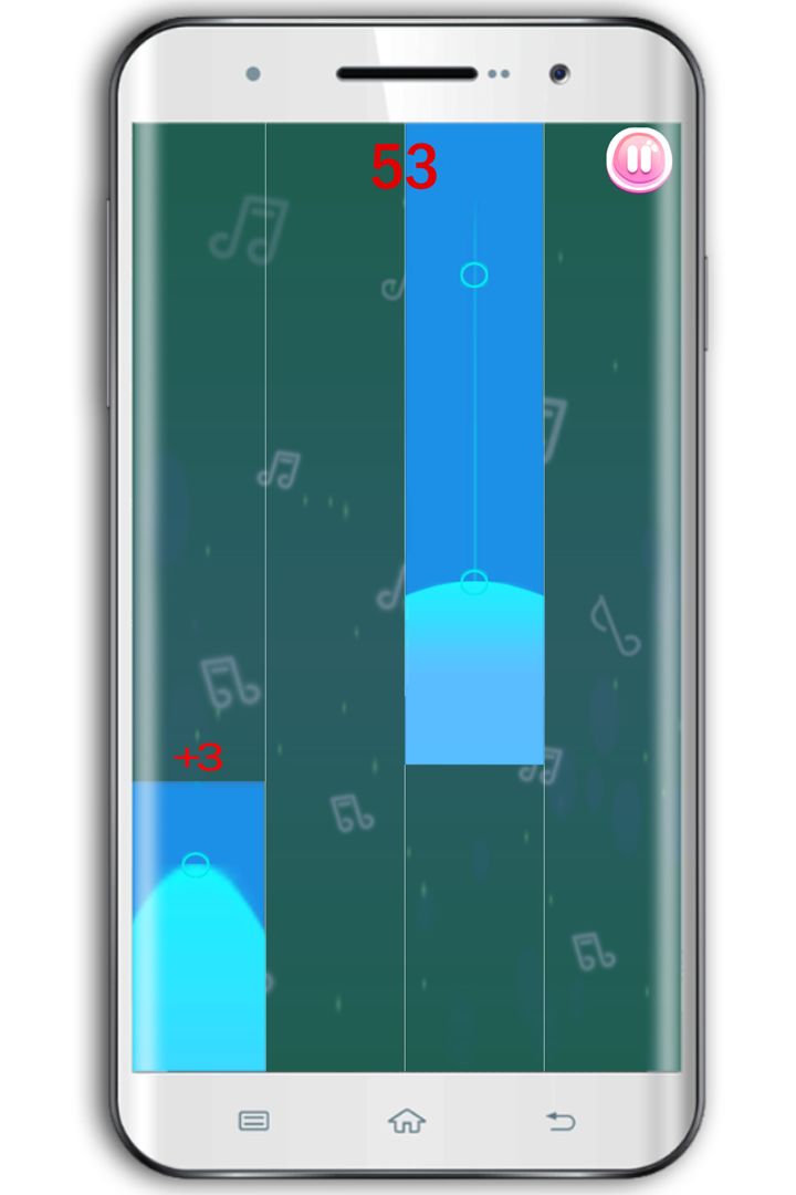 Screenshot of Jojo Siwa Song for Piano Tiles Game