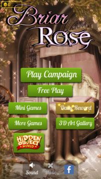 Hidden Object - Briar Rose Game Screenshot