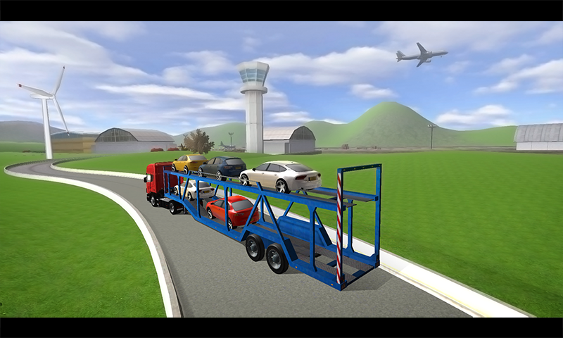 Screenshot 1 of Avión de carga del aeropuerto de la ciudad modelo 3d 1