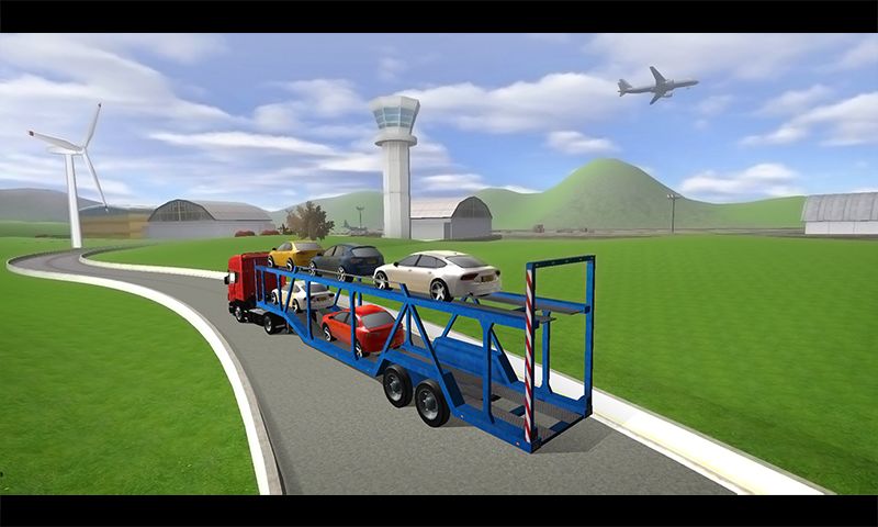City Airport Cargo Plane 3D 게임 스크린 샷