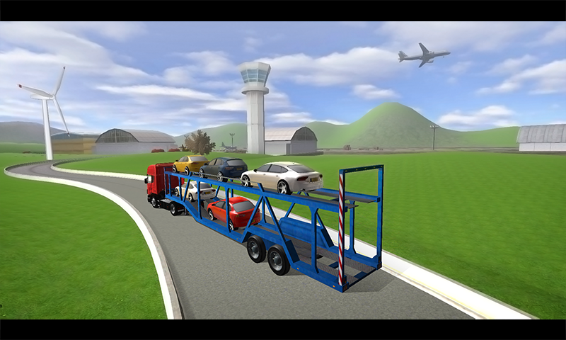 City Airport Cargo Plane 3D Game Screenshot