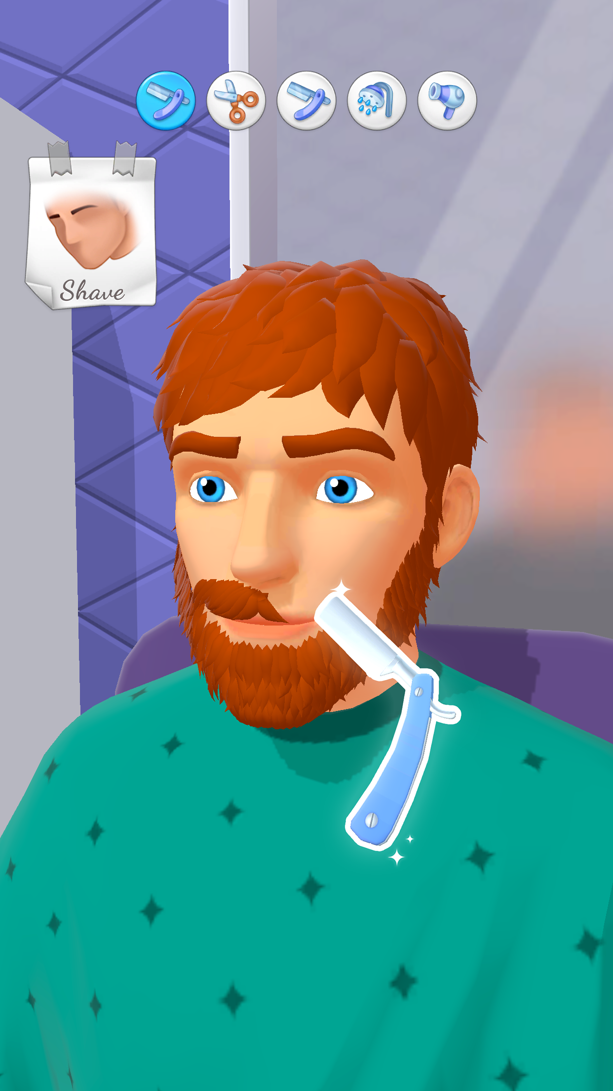 Hair Tattoo: Barber Shop Game Game Screenshot