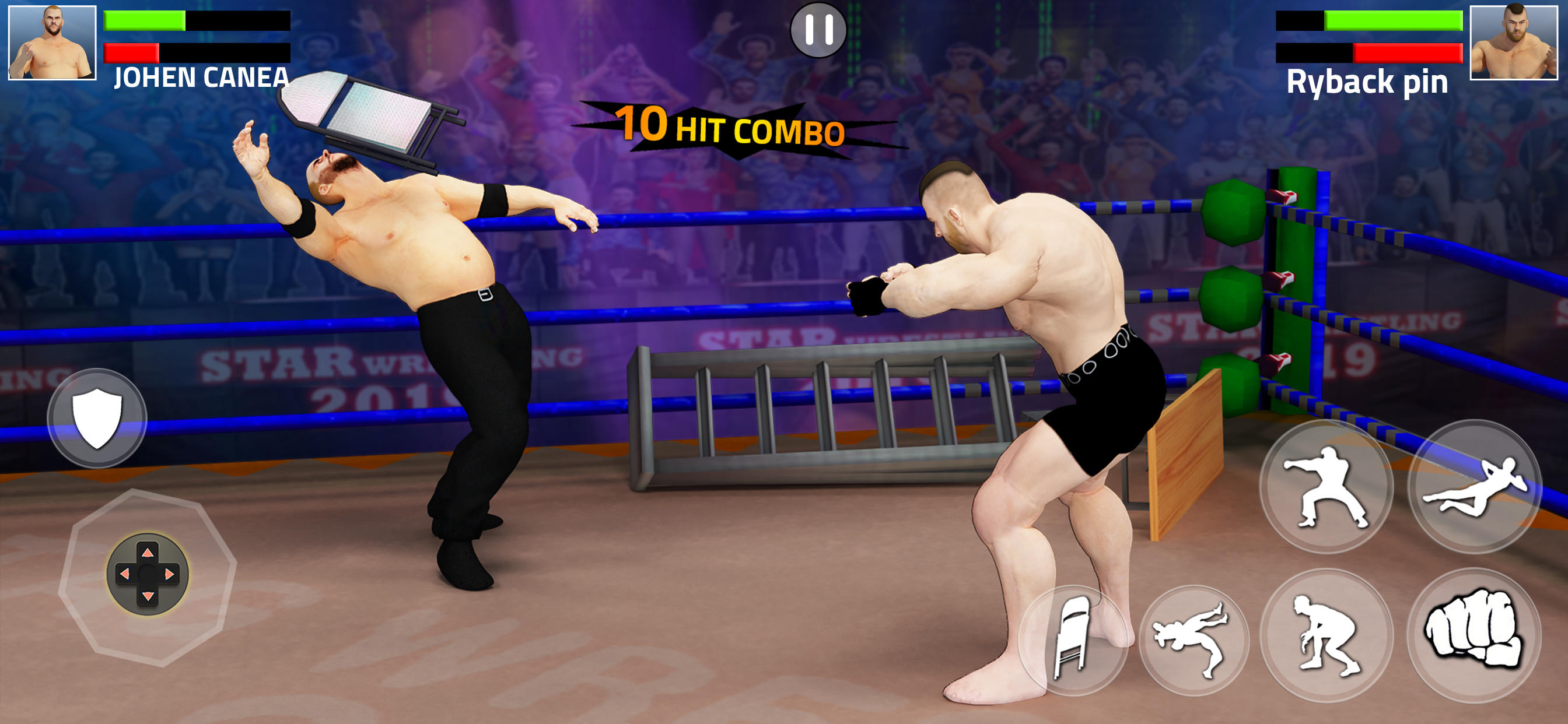 Screenshot of Tag Team Wrestling Game