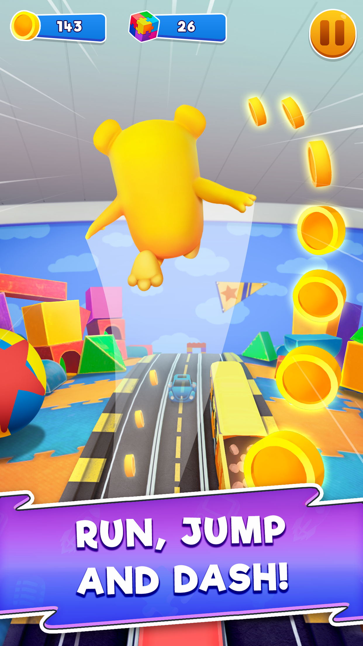 Captura de Tela do Jogo Crazy bob runner: endless run!