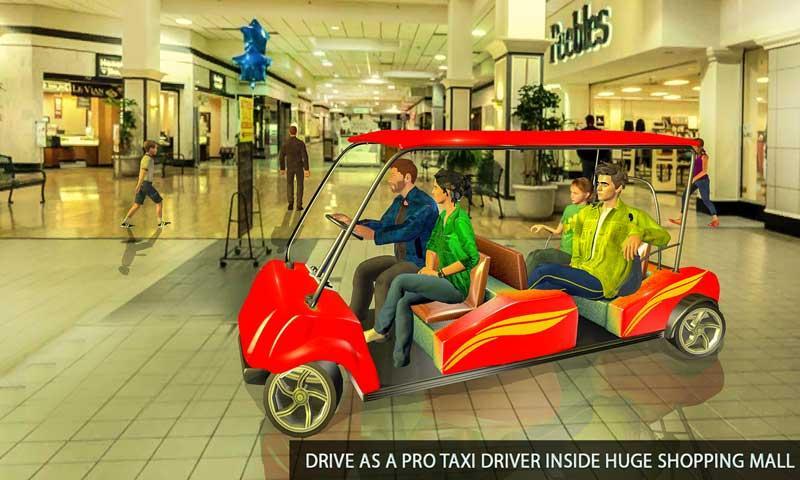 Shopping Mall Taxi Simulator : Taxi Driving Games Game Screenshot
