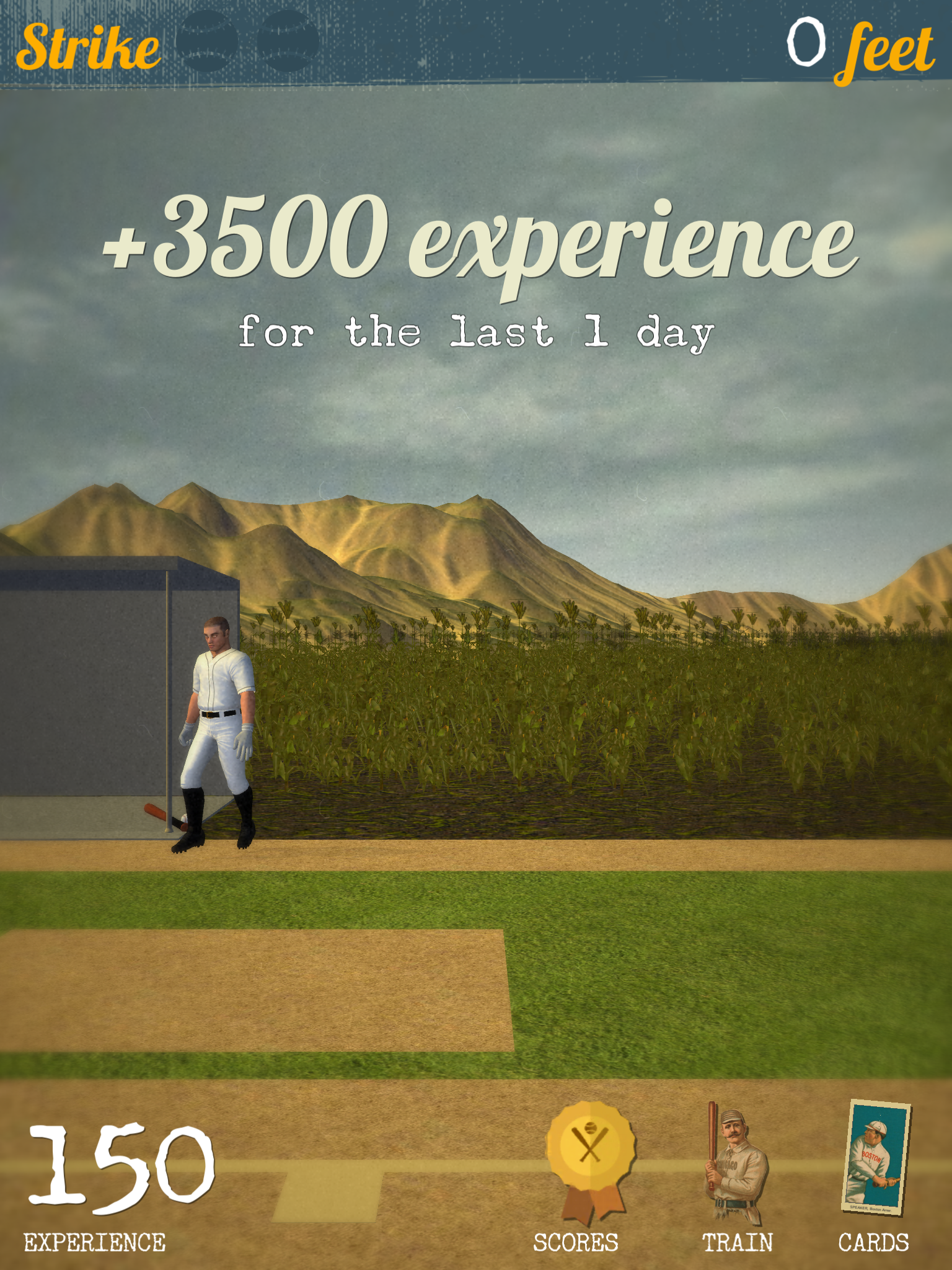 Baseball Smash Field of Dreams Game Screenshot