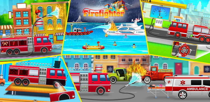Banner of Firefighter Rescue Fire Truck 1.0.25