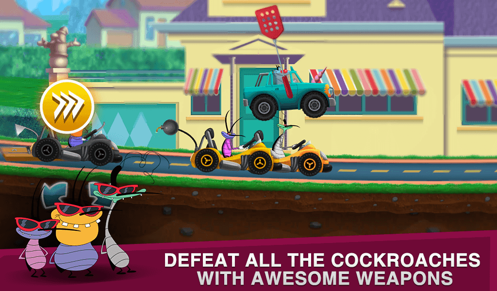 Oggy Super Speed Racing (The O Game Screenshot
