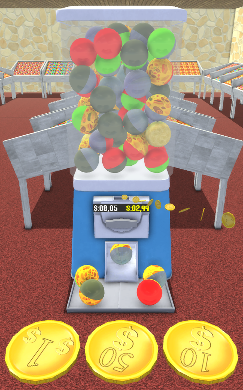 Gumball Machine Candy Shop Game Screenshot