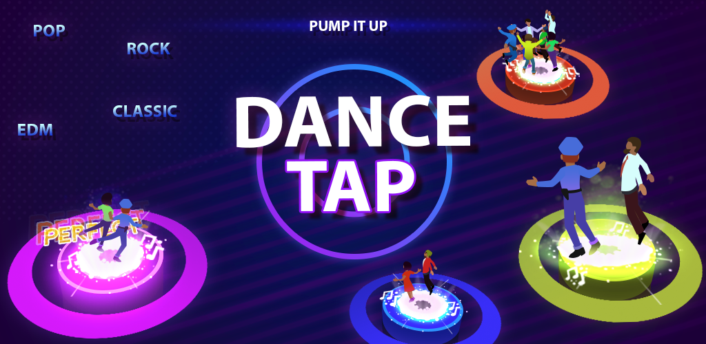 Banner of Dance Tap Music - permainan irama luar talian, dalam talian 2020 0.394