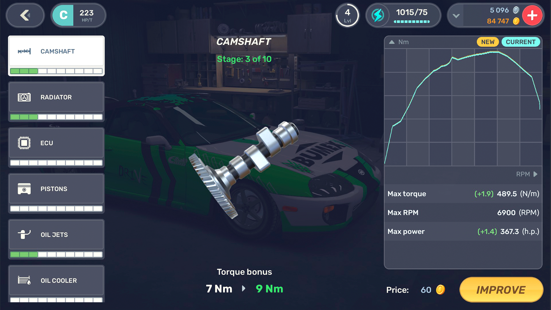 Screenshot of Drag Racing 3D: Streets 2