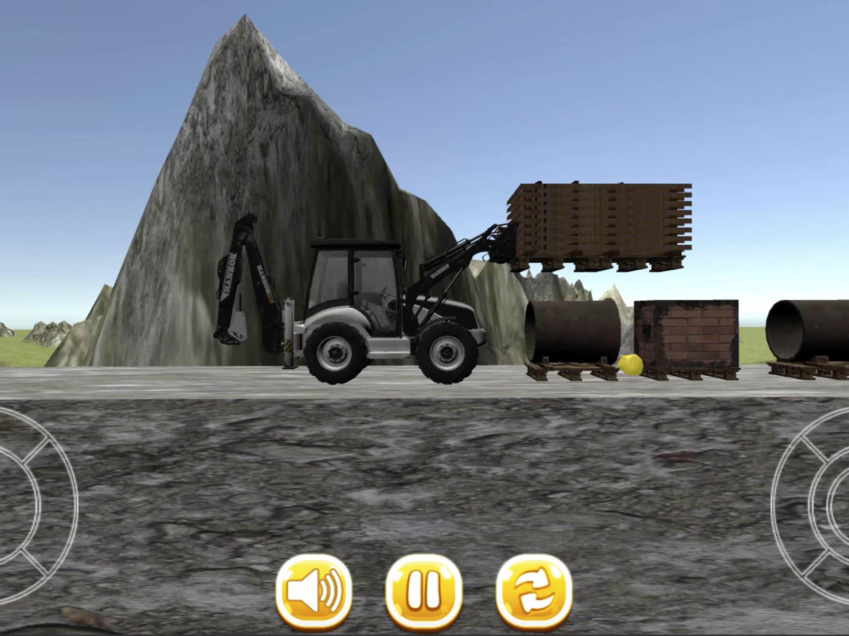 Cuplikan Layar Game Traktor Digger 3D