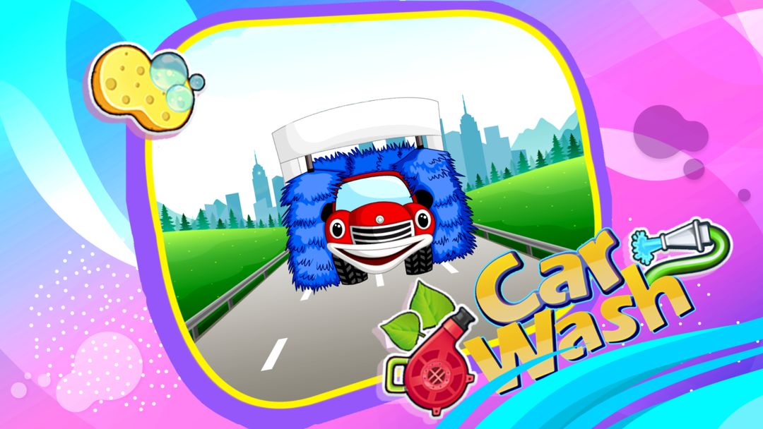Car Wash Learning-Clean & Play screenshot game