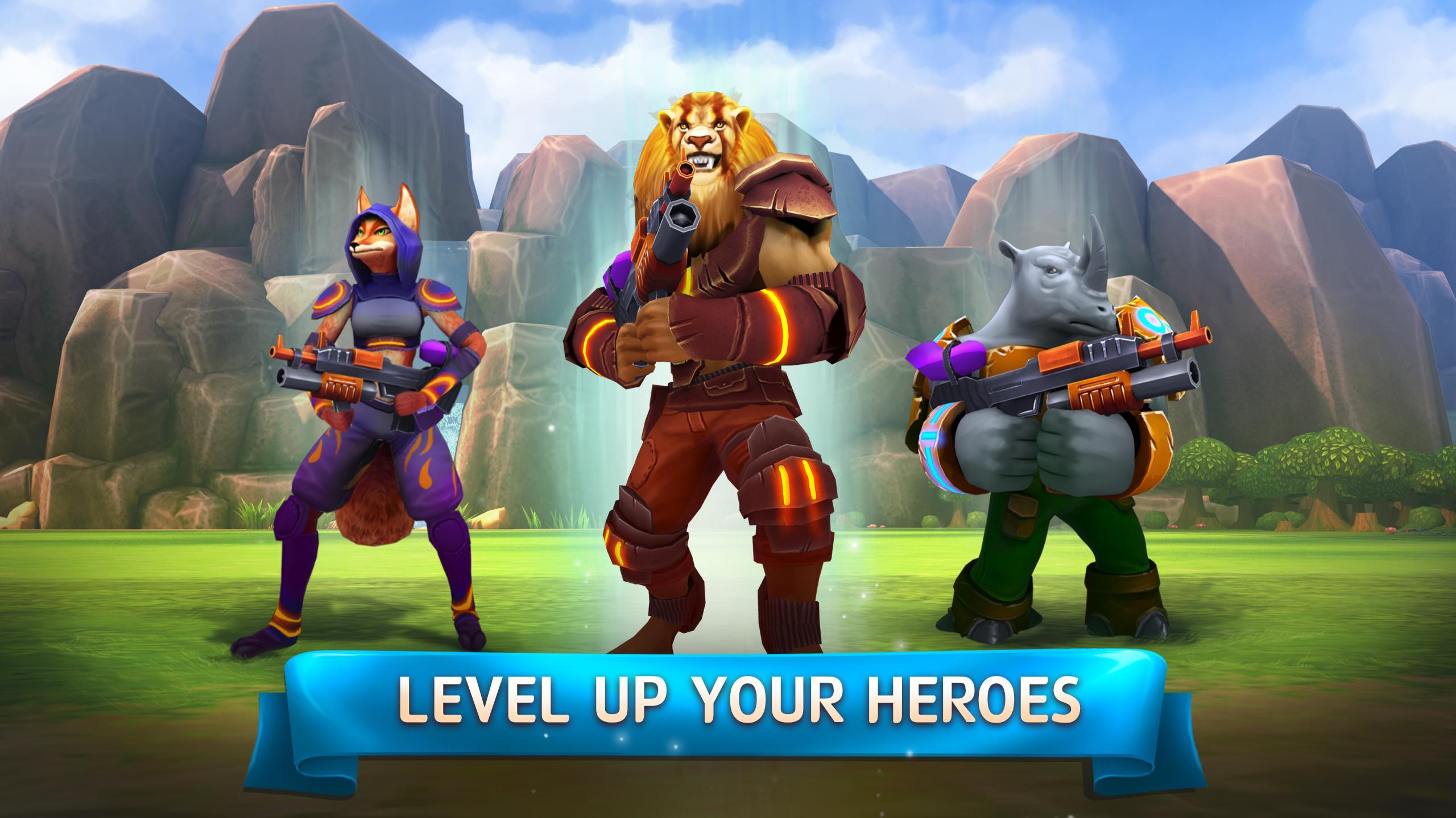 Jungle Paintball Game Screenshot