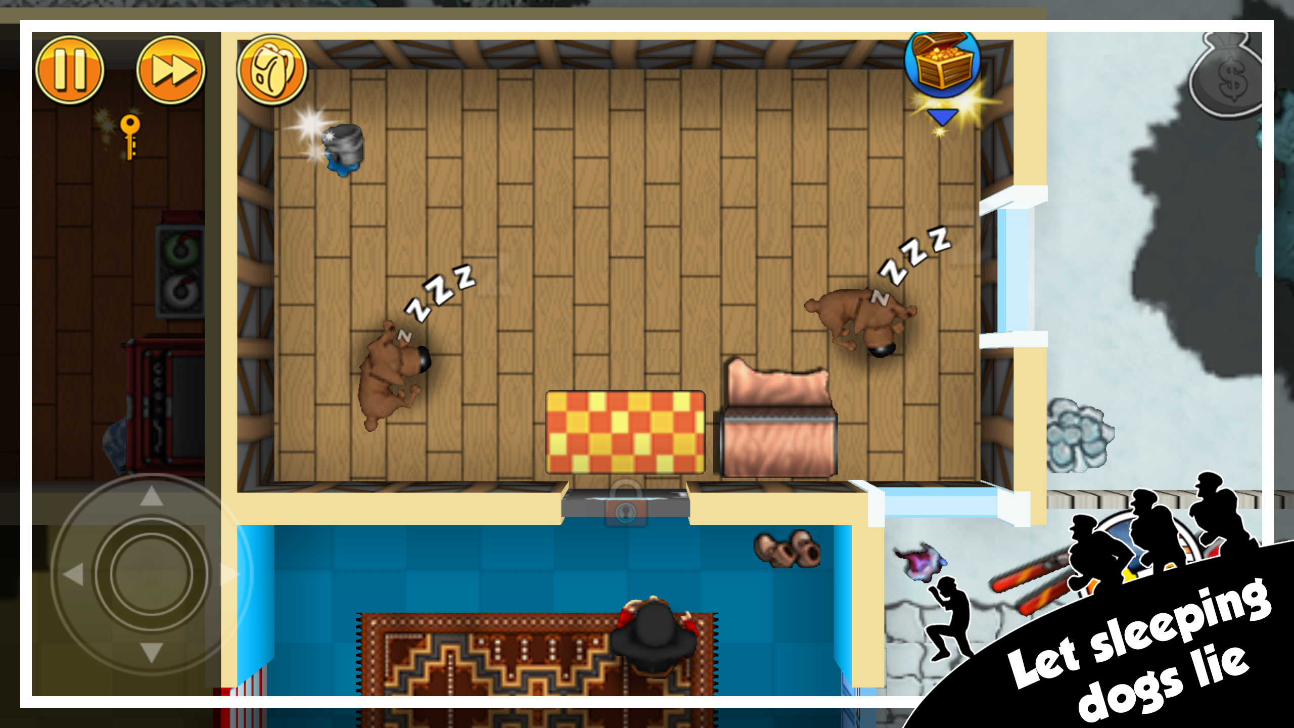Robbery Bob - หลบหนีจากตำรวจ ภาพหน้าจอเกม