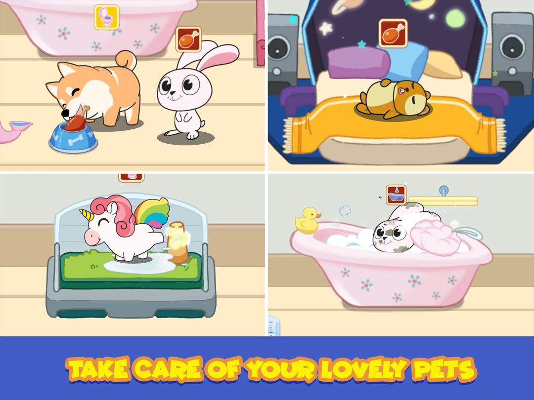 Pet House - Little Friends 게임 스크린 샷