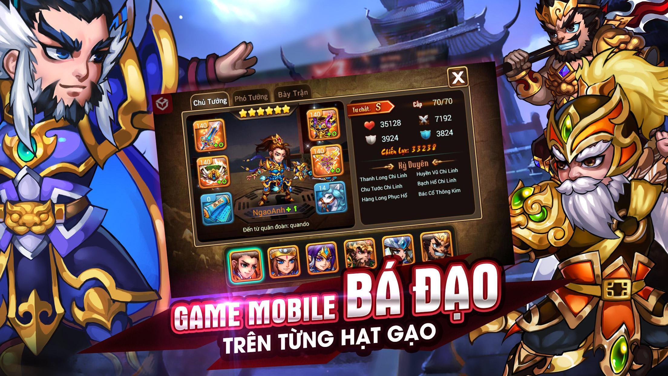 Soái Ca Tam Quốc Game Screenshot