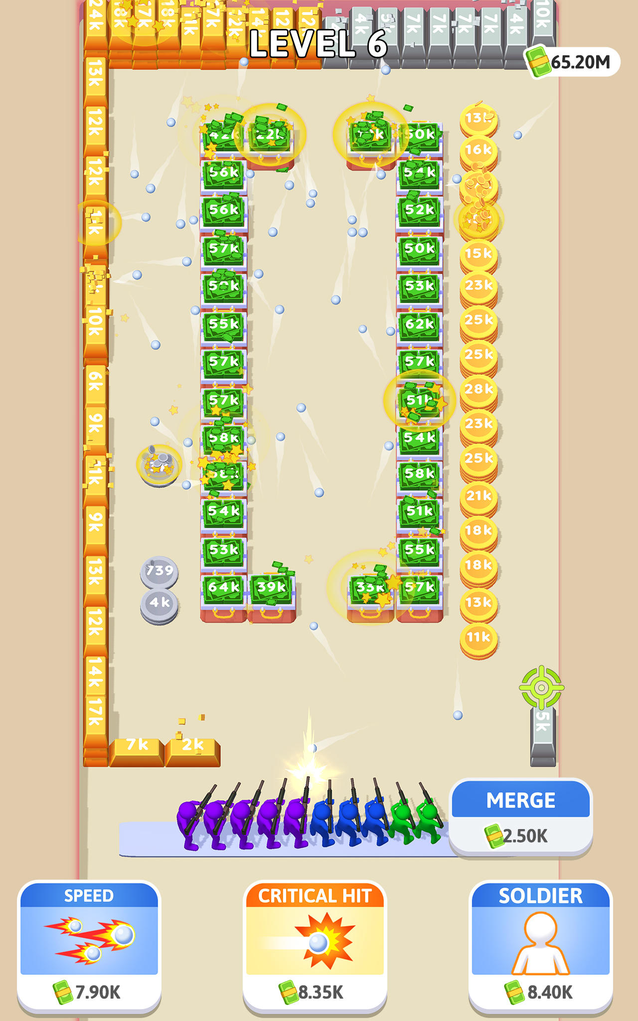 Idle Money Shooter Game Screenshot