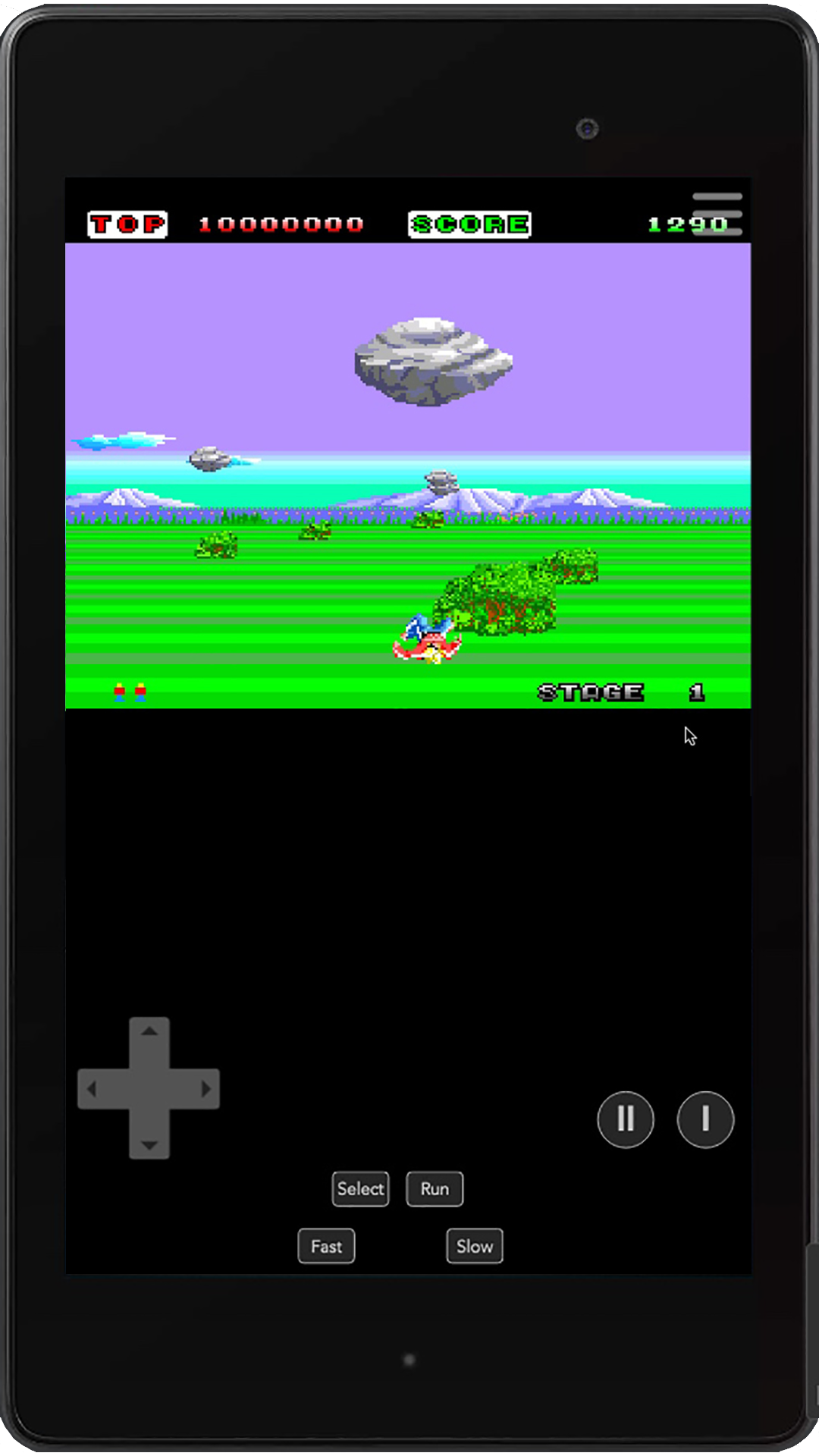 Space Harrier PCE Game Screenshot
