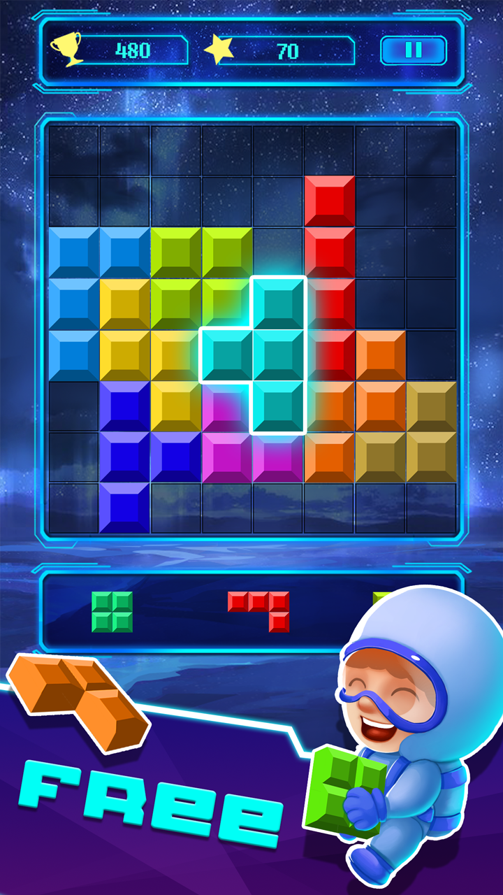 Screenshot 1 of 테트리스 블럭퍼즐 블록스트 블록 헥사 퍼즐 블록 퍼즐 탱그램 테트라 퍼즐게임 벽돌 클래식 2.1.7