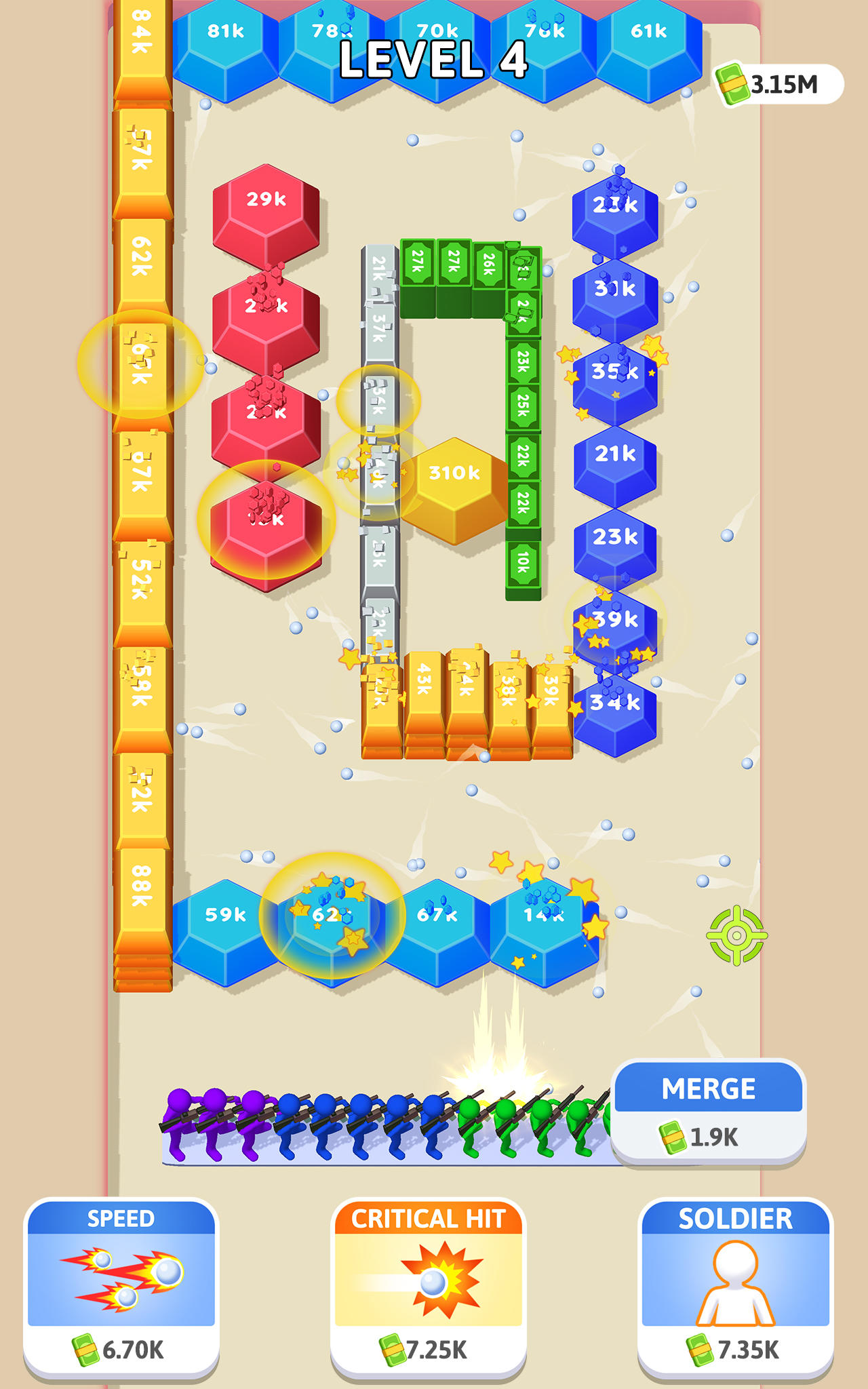 Idle Money Shooter Game Screenshot