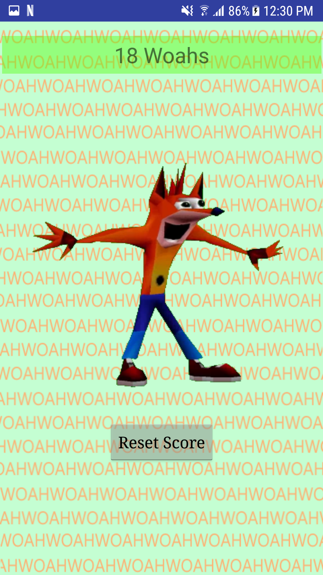 Woah Meme Clicker 게임 스크린샷