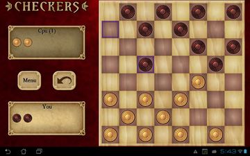 Checkers Pro Game Screenshot