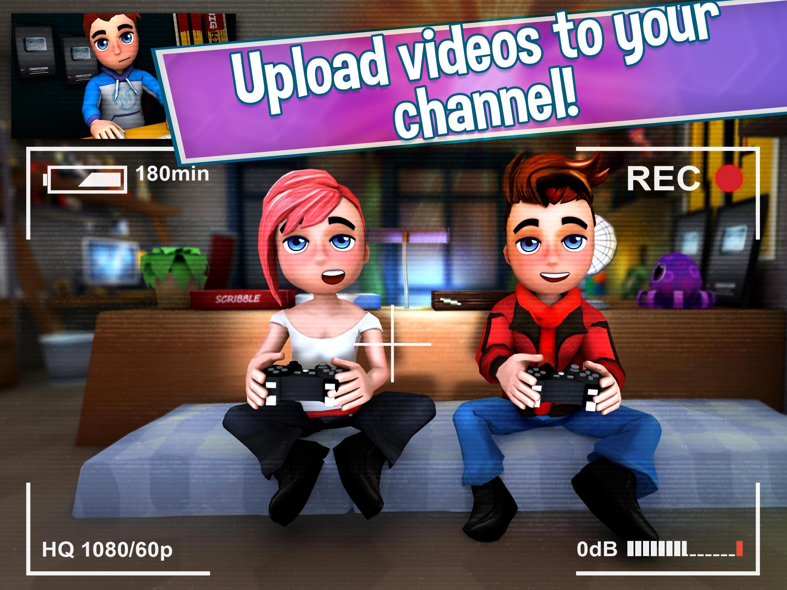 Youtubers Life: Gaming Channel Game Screenshot