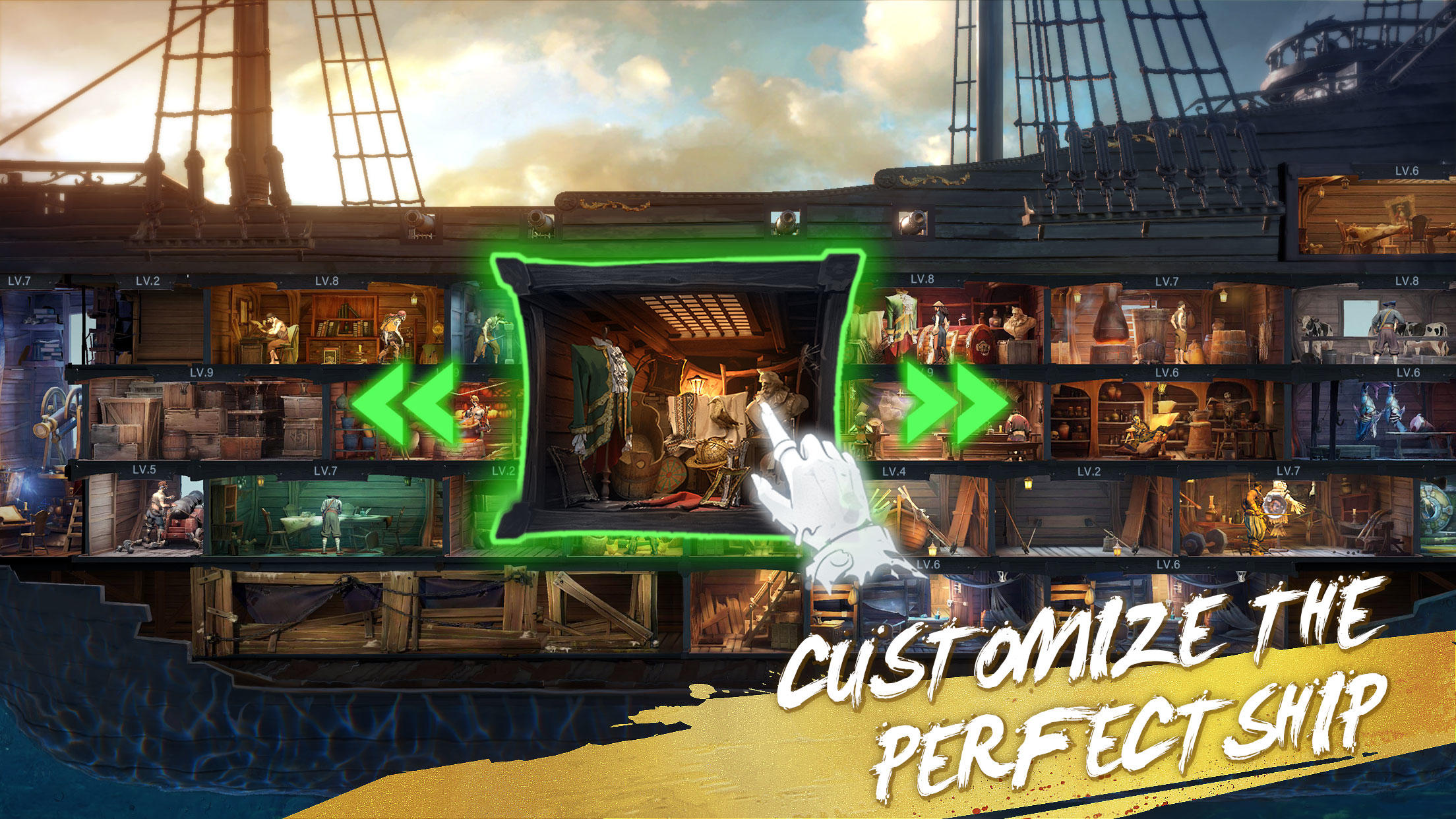 Sea of Conquest: Pirate War Game Screenshot