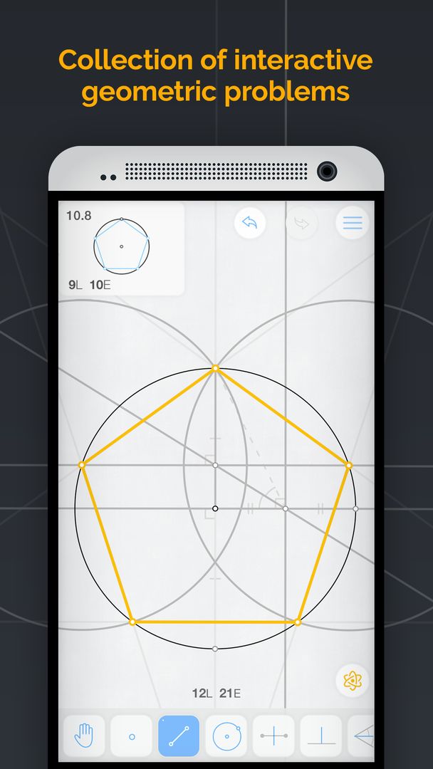 Screenshot of Euclidea